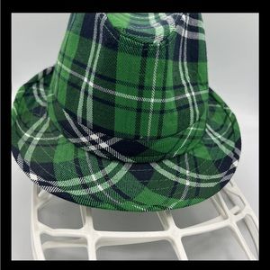 St Patrick's Day Plaid Fedora